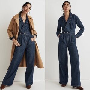 Madewell Denim Tailored Jumpsuit in Norvell Wash 10